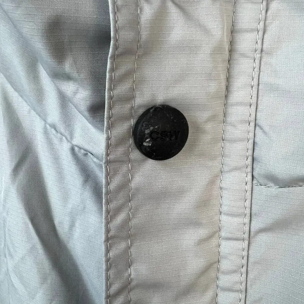 Canada Sportswear Gray Lightweight Windbreaker Jacket Men’s Size M